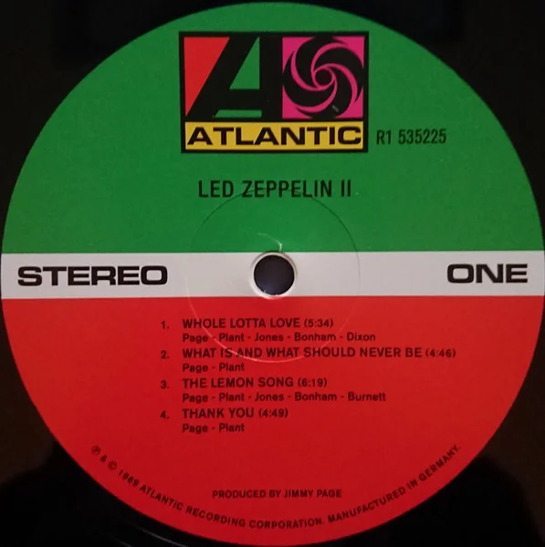 Led Zeppelin — Led Zeppelin II LP