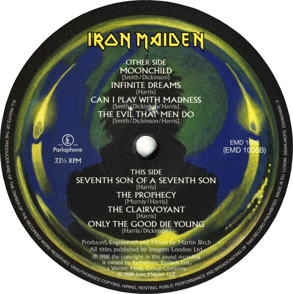 Iron Maiden — Seventh Son Of A Seventh Son