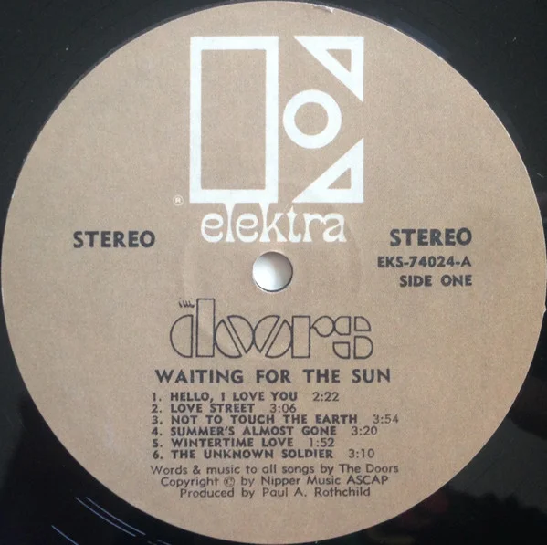 The Doors — Waiting For The Sun LP