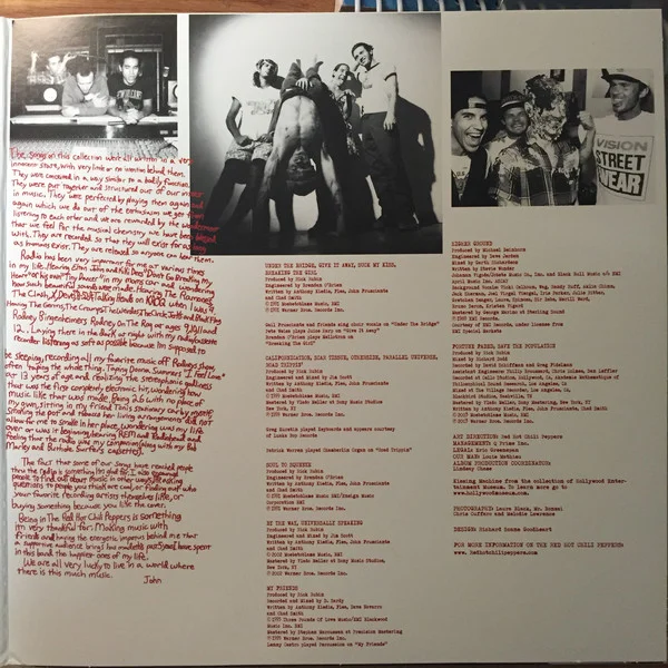 Red Hot Chili Peppers — Greatest Hits — 2LP