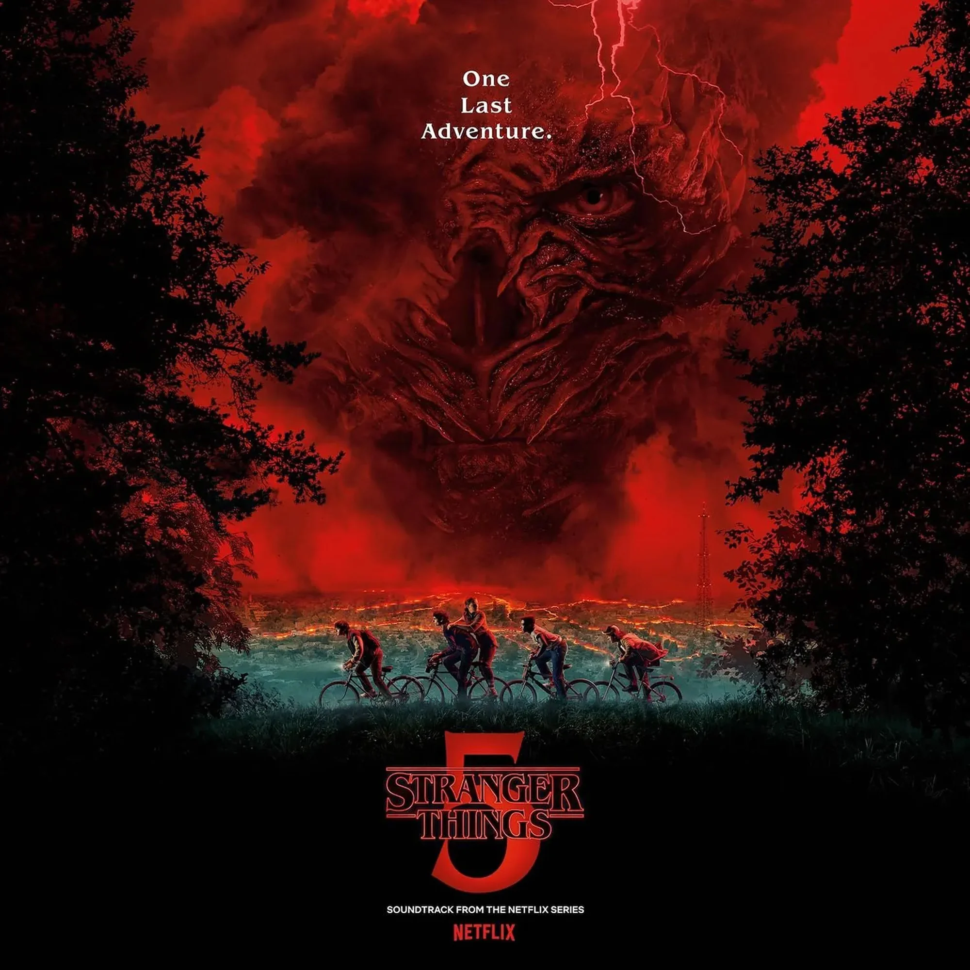 OST Stranger Things: Season 5 Sea Blue Black Smoke LP