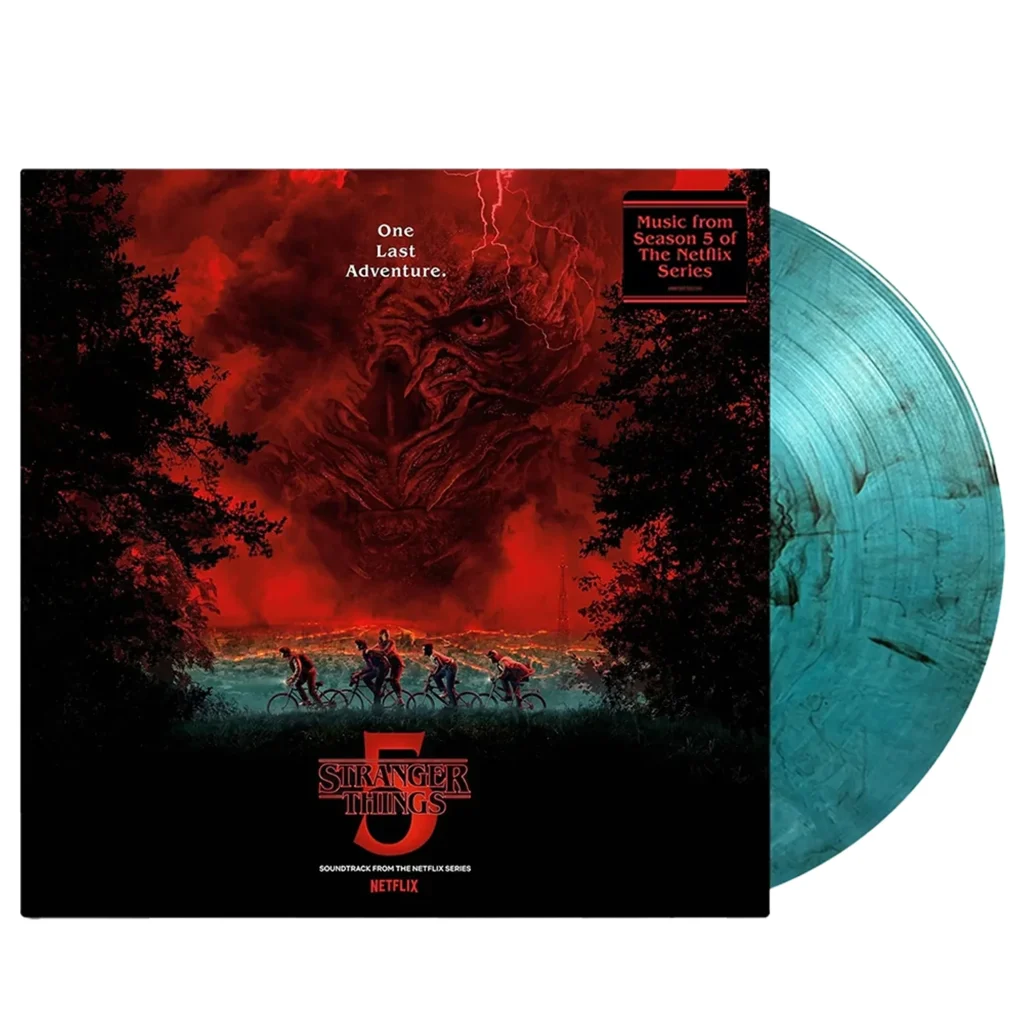 OST Stranger Things: Season 5 Sea Blue Black Smoke LP