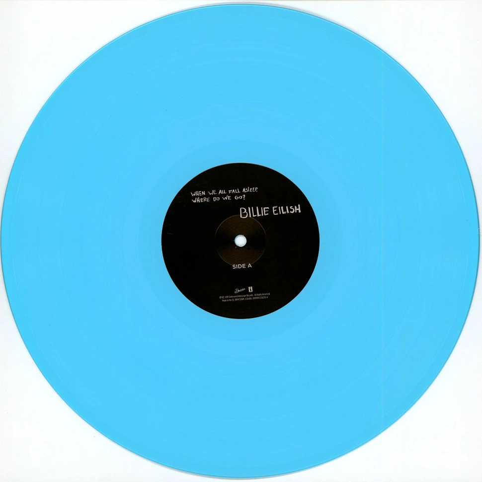 Billie Eilish — When We All Fall Asleep, Where Do We Go? (Opaque Baby Blue) LP